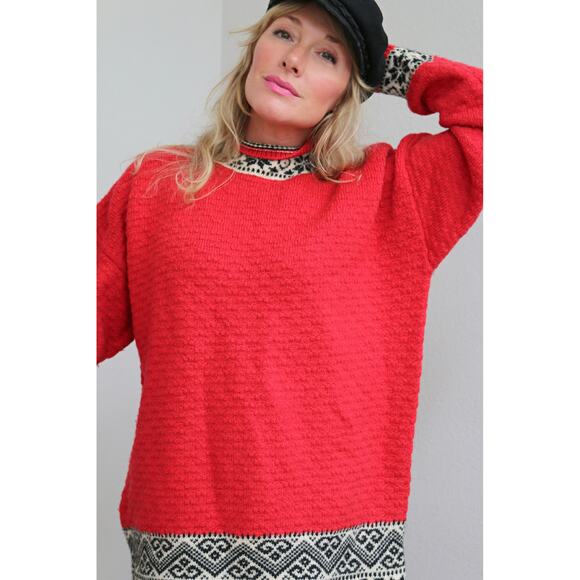 2000's Vintage Gap Oversized Winter Wool Sweater or Mini Dress Women's SM MD LG - Picture 2 of 9